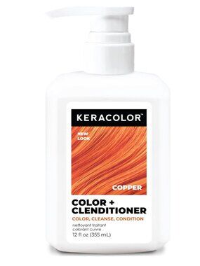 NEW Keracolor COPPER Color + Clenditioner 3-in-1 Color-Depositing Conditioner